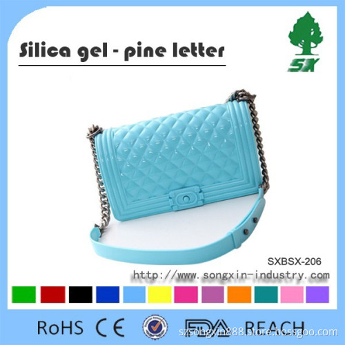 2015 New Trendy Summer Style and Brand Design Silicon Handbag/Silicone Shoulder Bag